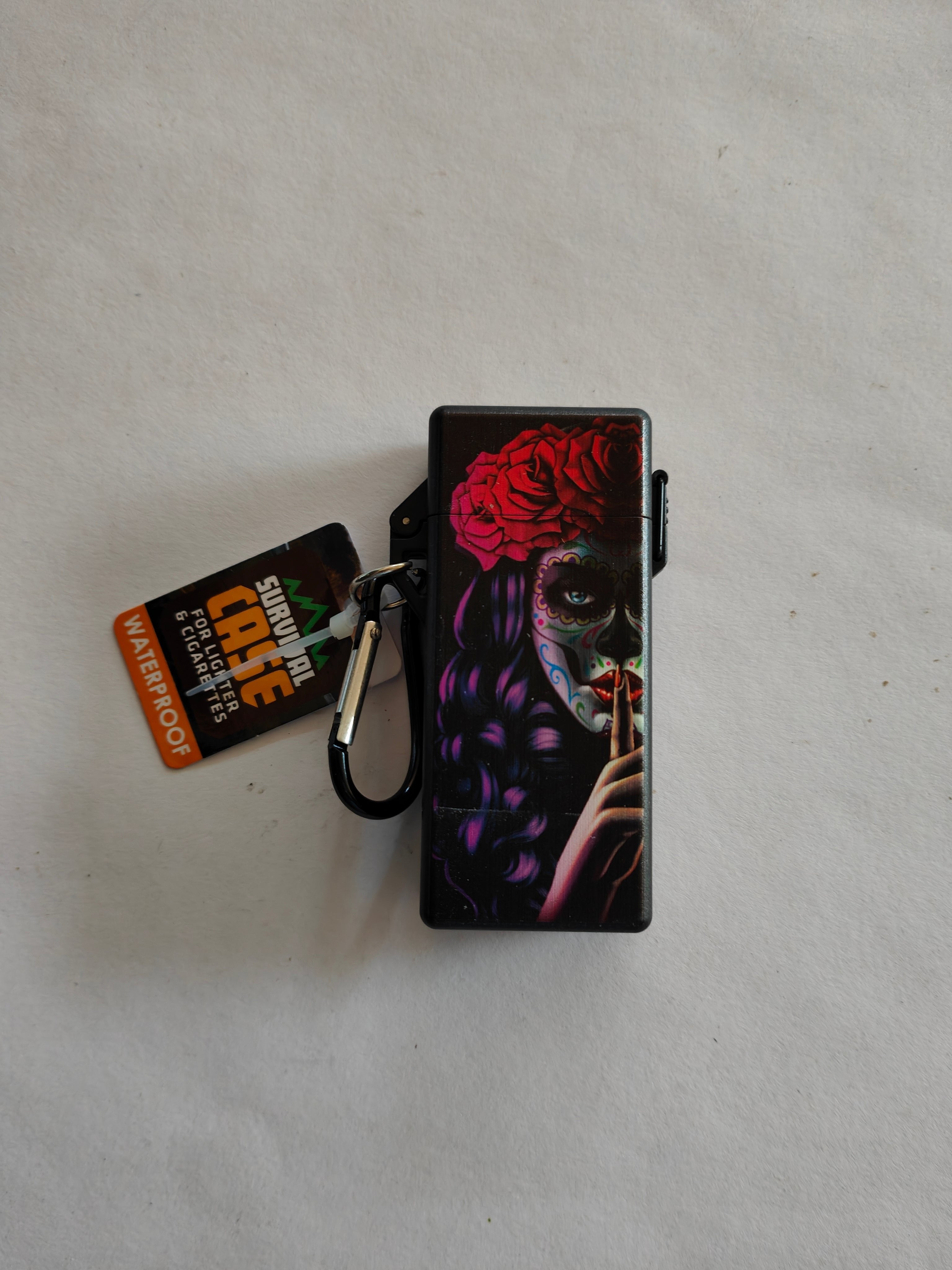 short cigarette case Mini Ladies and Men Metal Cigarette Case , Portable Double Sided Spring  Clip Holds 12 Regular 85mm Short Cigarettes，Can Not Be Placed The Credit  Card Inside (Silver)