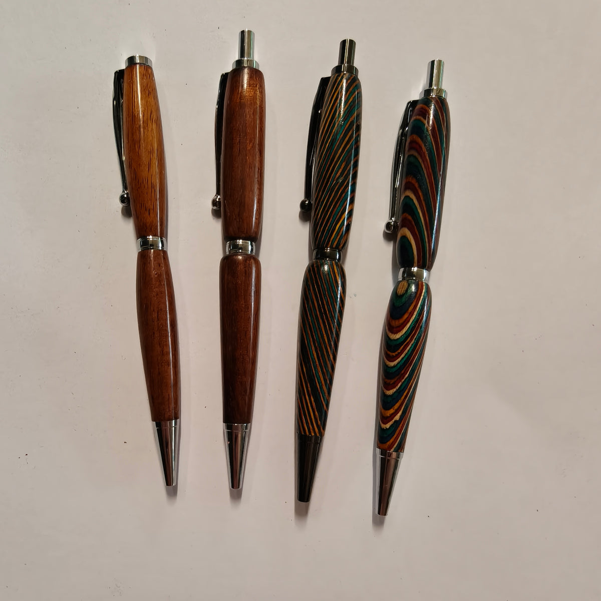 Handmade wooden ball point click pens – HMR Counselling Service
